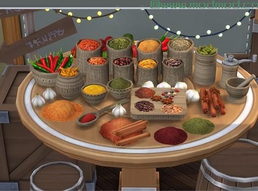 模拟人生4MOD Marketplace Spices 市场香料