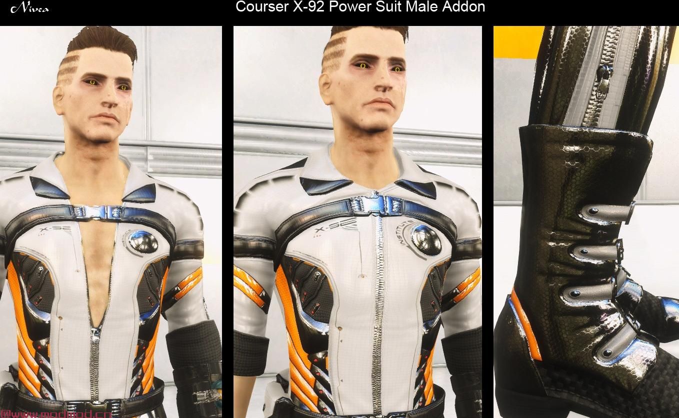 辐射4MOD Courser X-92 Power Suit Male Addon