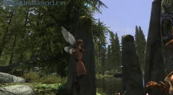 上古卷轴5：天际MOD Animated Fairy Wings 动态妖精之翼--V2.01-动态翅膀