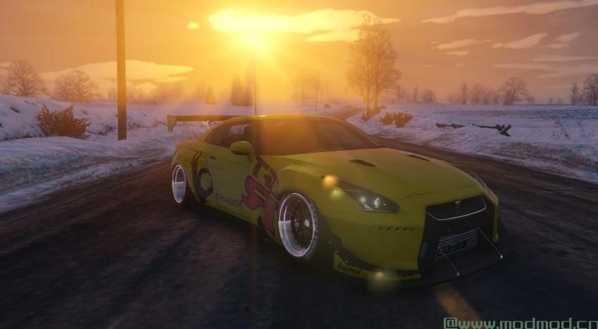 侠盗猎车手5「GTA5」Mod: GT-R Spec-V Pandem的GTR Pandem制服