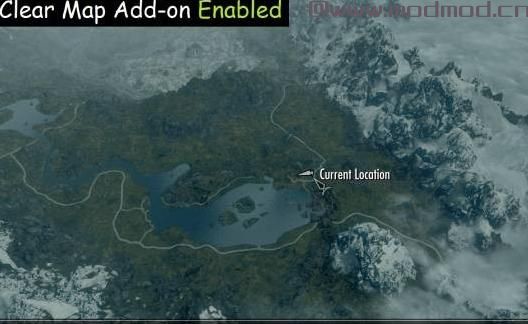 上古卷轴5：天际MOD A Quality World Map (高品质世界地图) ~ 8.3版:龙裔DLC的索塞姆海岛