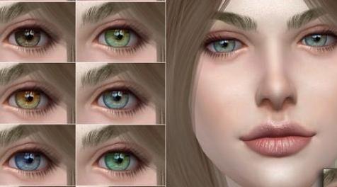 模拟人生4MOD S-Club WM ts4 Eyecolors 201906 眼影