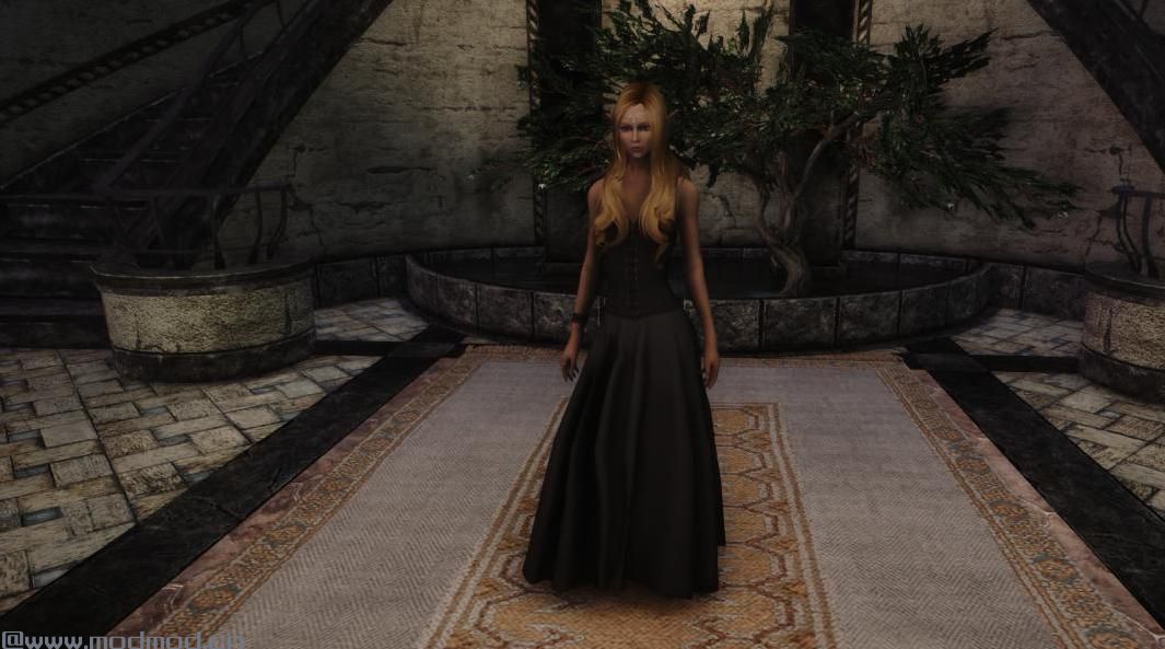 上古卷轴5：重置版MOD Ashara Romantic Outfits  -  SSE CBBE BodySlide