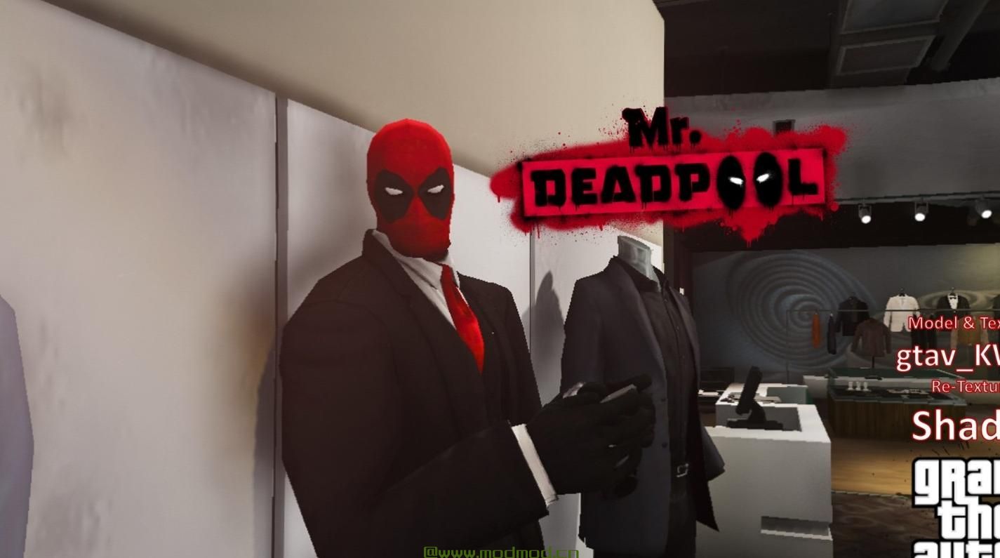 侠盗猎车手5「GTA5」Mod: Deadpool先生