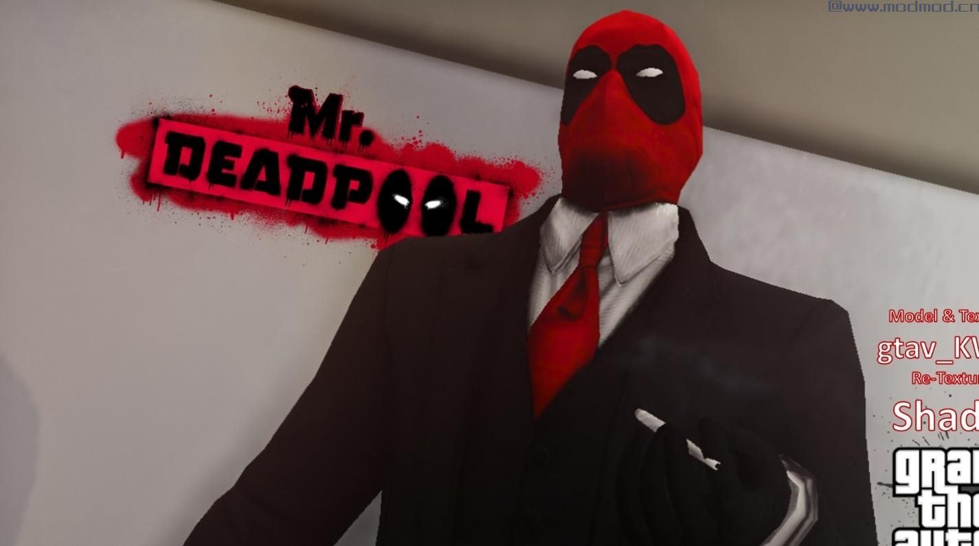 侠盗猎车手5「GTA5」Mod: Deadpool先生