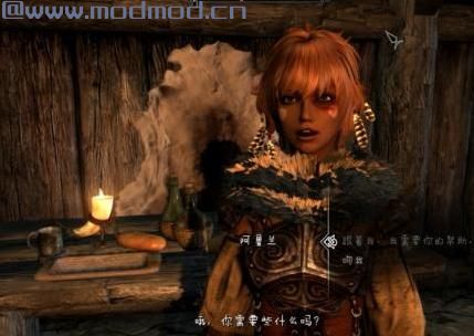 上古卷轴5：天际MOD 上古卷轴5：天际 人类版阿鲁兰随从MOD