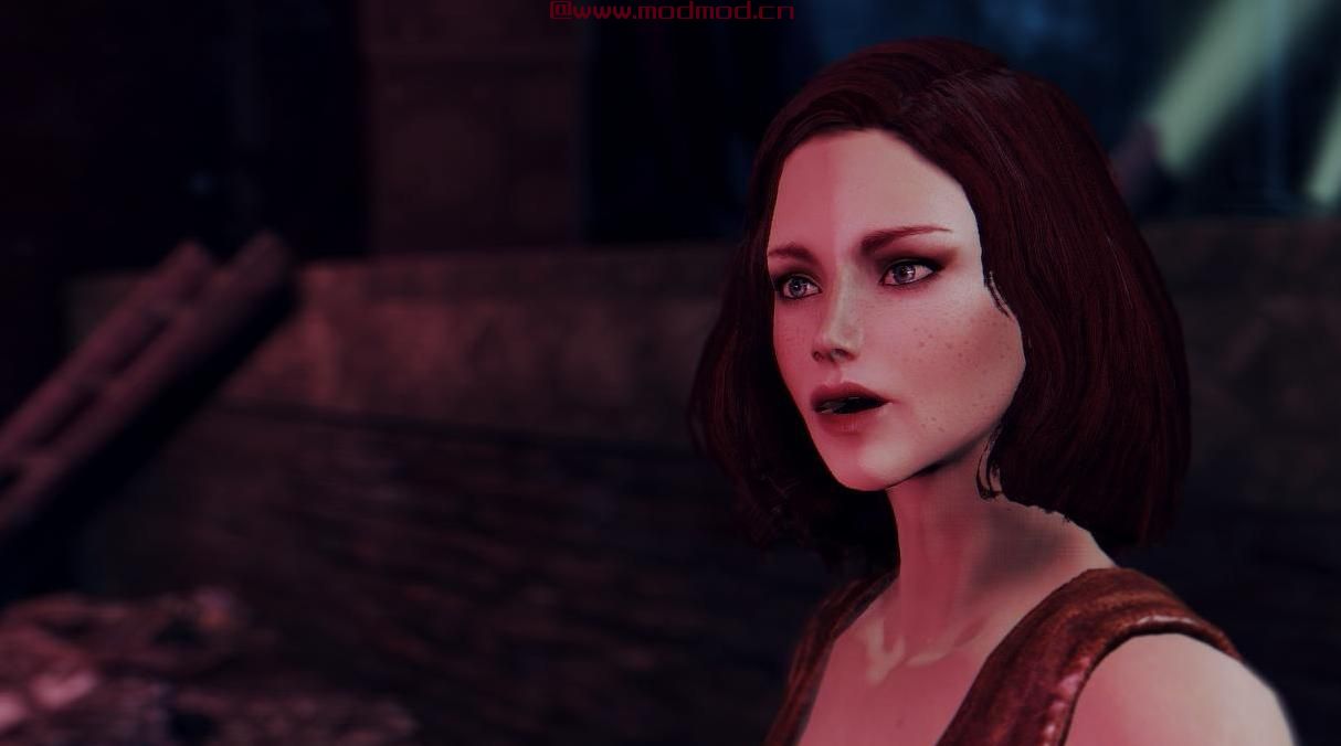 辐射4MOD Scarlet保存文件和可选的Cait Curie或Piper Faceswaps