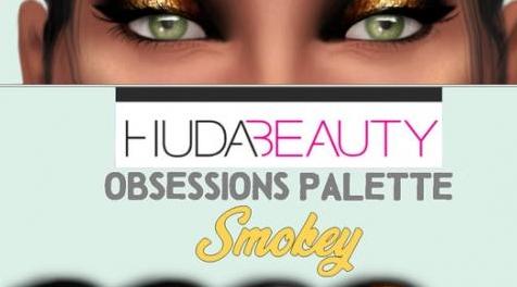 模拟人生4MOD HudaBeauty Obsessions Palette _ Smokey 眼影