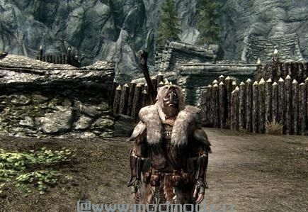 上古卷轴5：天际MOD  上古卷轴5：天际(The Elder Scrolls V：Skyrim)诺德人的熊头盔