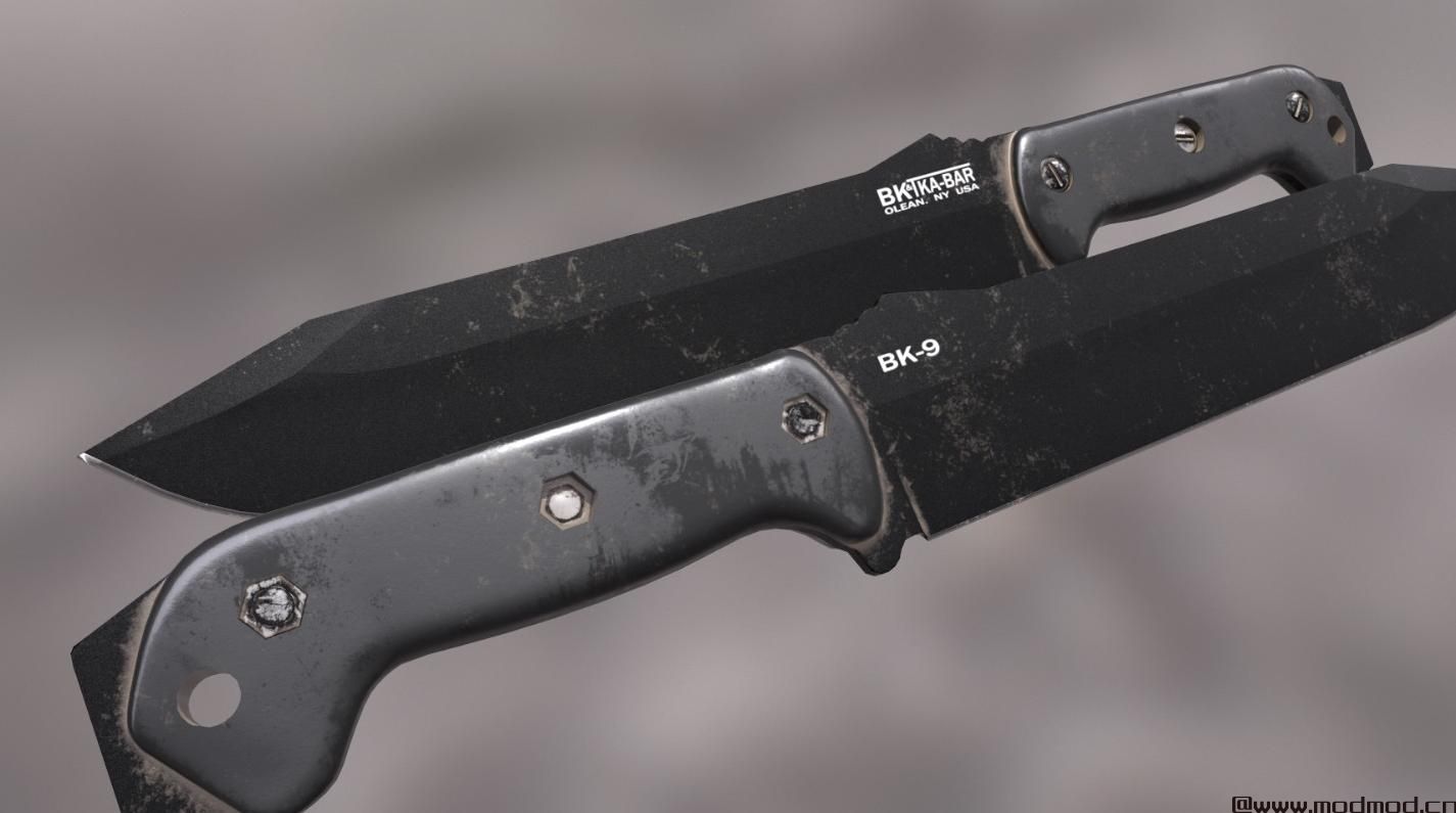 辐射4MOD Ka Bar Becker BK-9刀