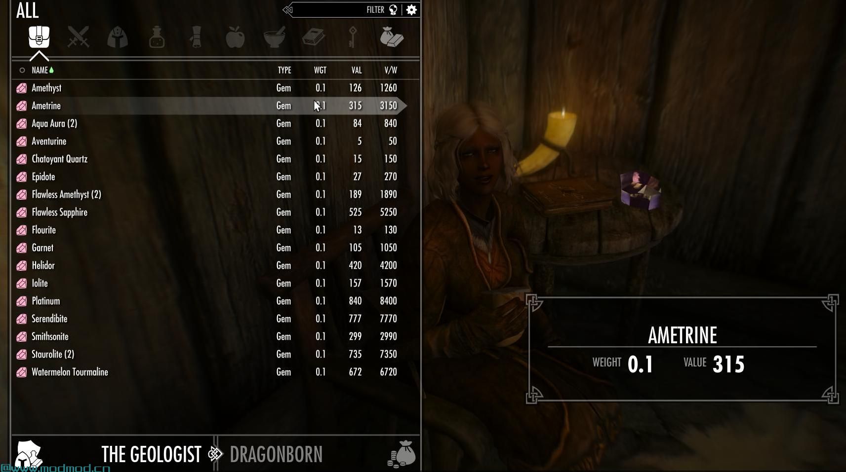 上古卷轴5：重置版MOD Dragonborn收藏家和供应商的遗产