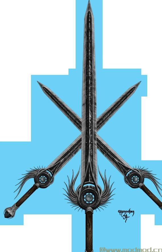 上古卷轴5：重置版MOD 真银剑 - 独立和替换