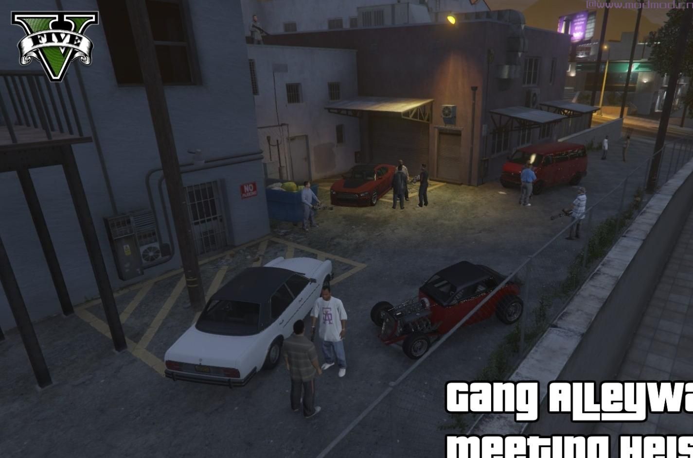 侠盗猎车手5「GTA5」Mod: Gang Alleyway Meeting Heist [地图编辑]