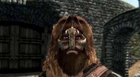 上古卷轴5：天际MOD  上古卷轴5：天际(The Elder Scrolls V：Skyrim)诺德人的熊头盔