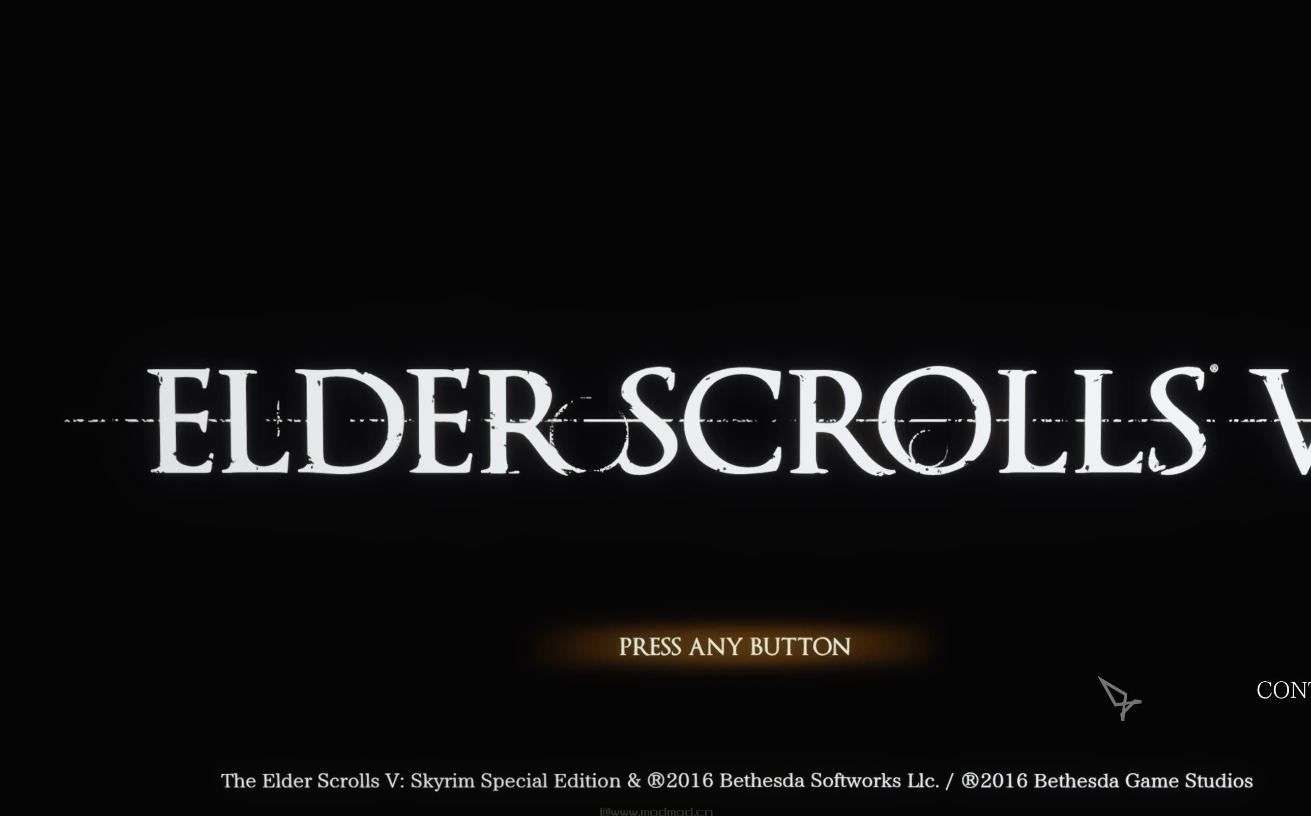 上古卷轴5：重置版MOD Dark Souls III风格主菜单替换