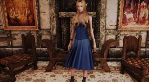 上古卷轴5：重置版MOD Ashara Romantic Outfits  -  SSE CBBE BodySlide