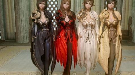 上古卷轴5：天际MOD Blade and Soul - Sishe Bodyslide服装CBBE