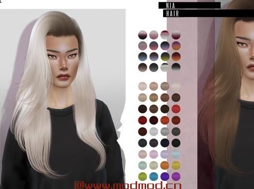 模拟人生4MOD LeahLillith Nia Hair 发型