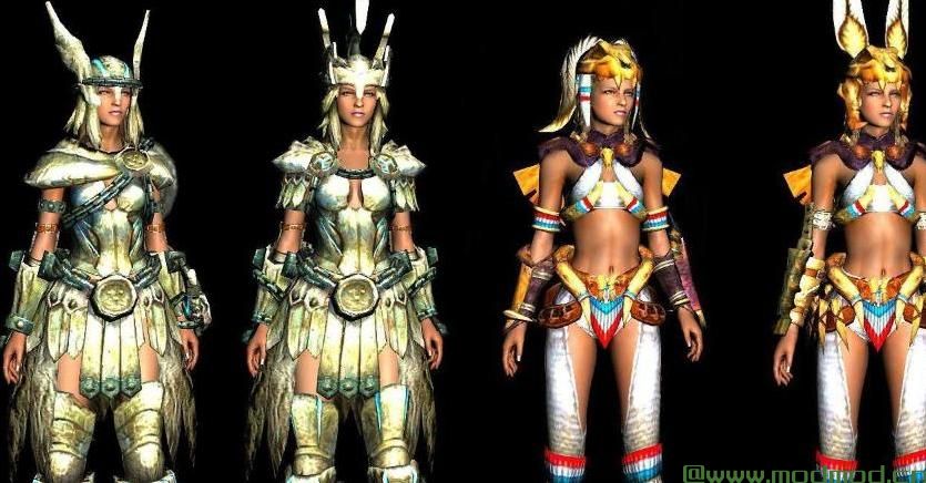 上古卷轴5：天际(The Elder Scrolls V：Skyrim)怪物猎人阿尔巴护甲MOD