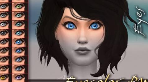 模拟人生4MOD Eyecolor PW 眼球