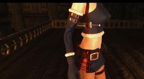 上古卷轴5：天际MOD  【自制同人mod】创作自日网游戏聖痕のアルカナ插画，女刺客护甲一件【大概是这个定位