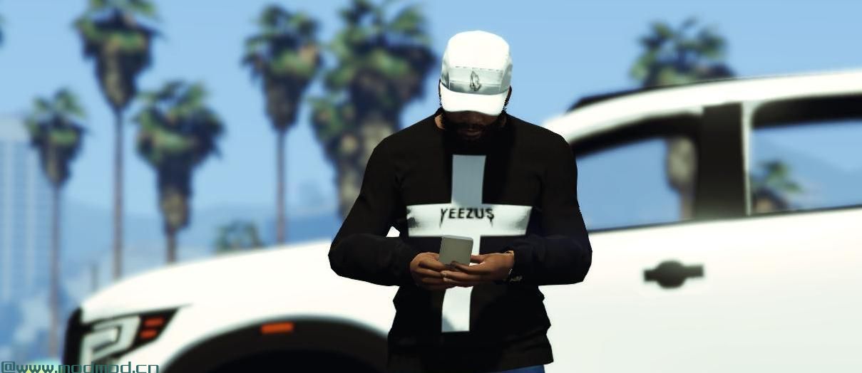 侠盗猎车手5「GTA5」Mod: Yeezus毛衣