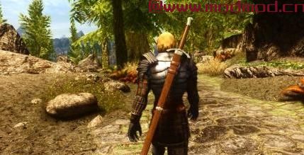 上古卷轴5：天际MOD 上古卷轴5：天际单双手钢铁战剑武器MOD