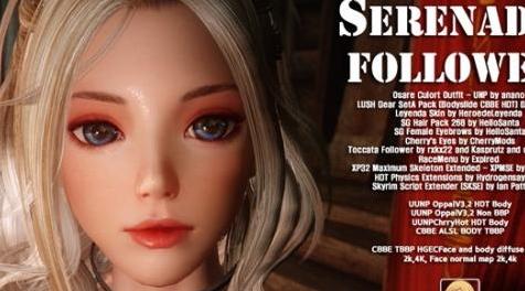 上古卷轴5：天际MOD 上古卷轴5 韩系大眼萝莉小夜随从MOD