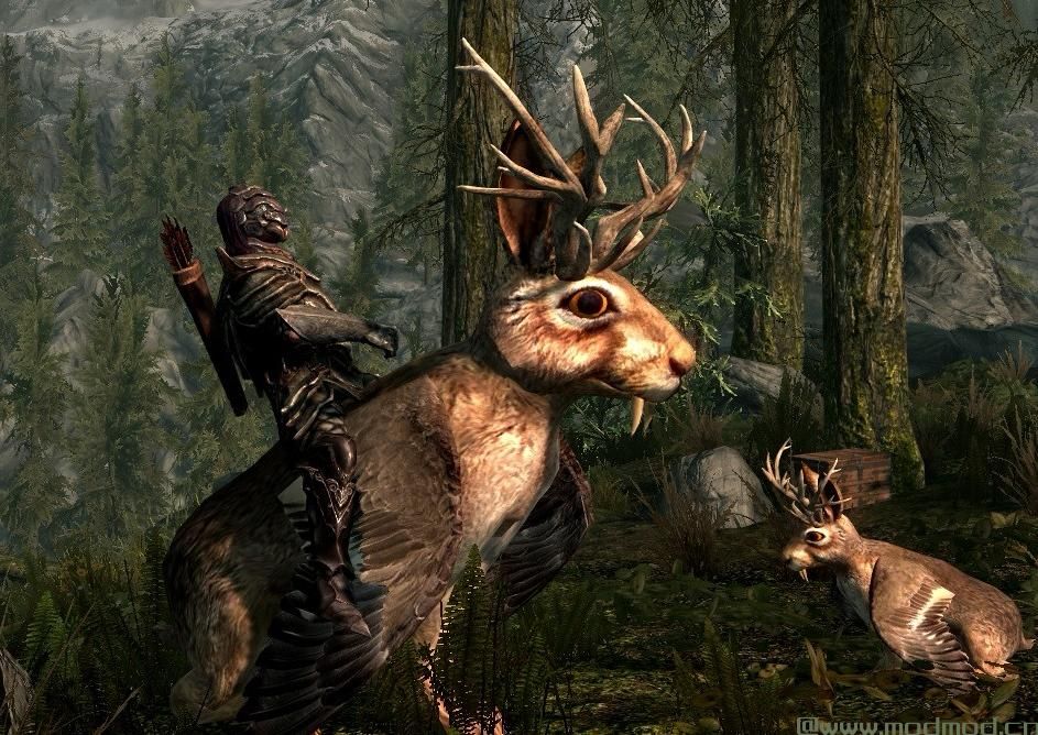 上古卷轴5：重置版MOD Jackalopes Mount和同伴SE