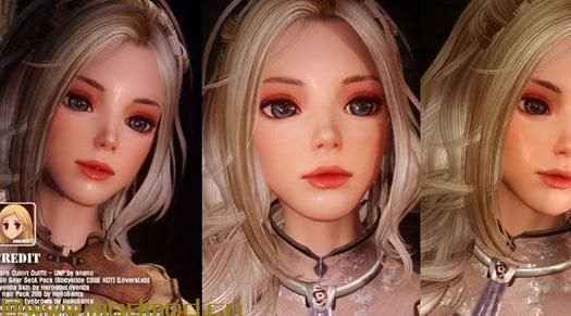 上古卷轴5：天际MOD 上古卷轴5 韩系大眼萝莉小夜随从MOD