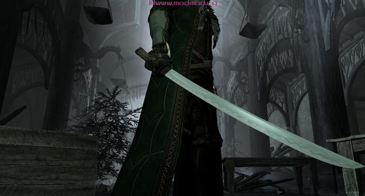 上古卷轴5：重置版MOD 独特的Glenroy&rsquo;s Akaviri Katana for Beyond Skyrim  -  Bruma