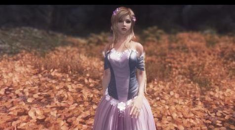 上古卷轴5：天际MOD 上古卷轴5：天际美化版龙心女孩米拉随从MOD