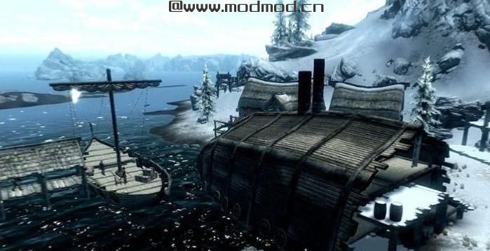 上古卷轴5：天际MOD 上古卷轴5晨星市船型物流市场MOD汉化版