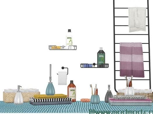 模拟人生4MOD Cerium Bathroom Decorations 浴室装饰