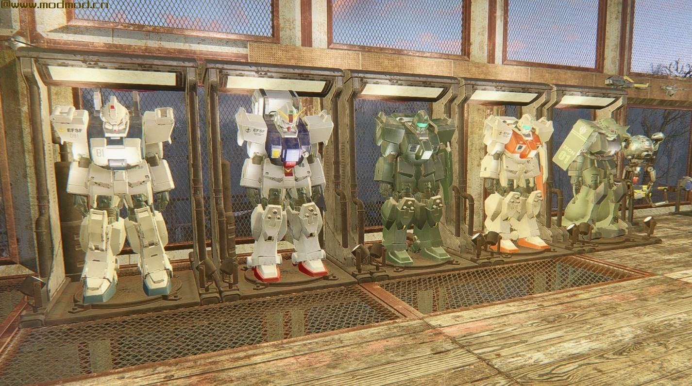 辐射4MOD 0079  -  08年MS Team  -  Gundam Power Armor