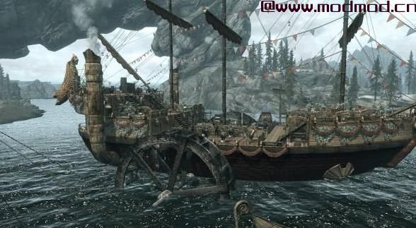 上古卷轴5：天际MOD  (汉化+搬运) 变形载体住处-V1.0--便携会变形的全地图载体船--水陆空地表四栖--全地图城镇地点