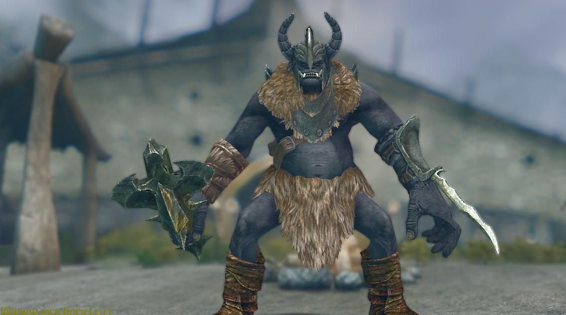 上古卷轴5：重置版MOD Ogres- Mihail怪物和动物（SSE PORT）