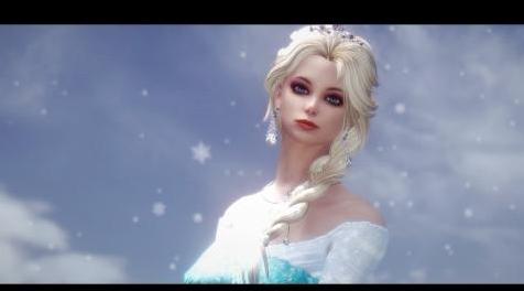 上古卷轴5：重置版MOD ELSA 在天际 SE (UUNP - 物理 - 身体滑动）