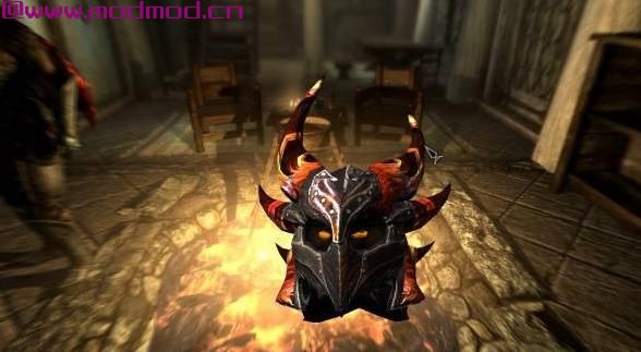 上古卷轴5：天际MOD 火焰材质恶魔甲