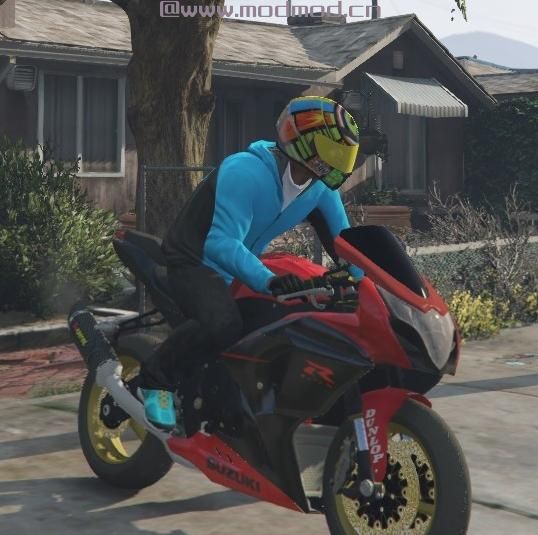 侠盗猎车手5「GTA5」Mod: 铃木GSXR-1000 BlackRed.TH