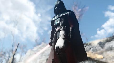 辐射4MOD Darth-Vader装甲与Havok布料物理