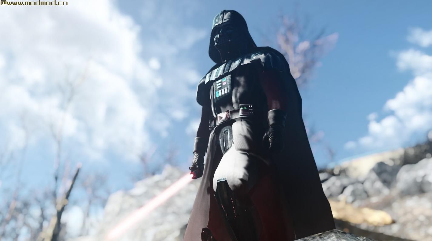 辐射4MOD Darth-Vader装甲与Havok布料物理