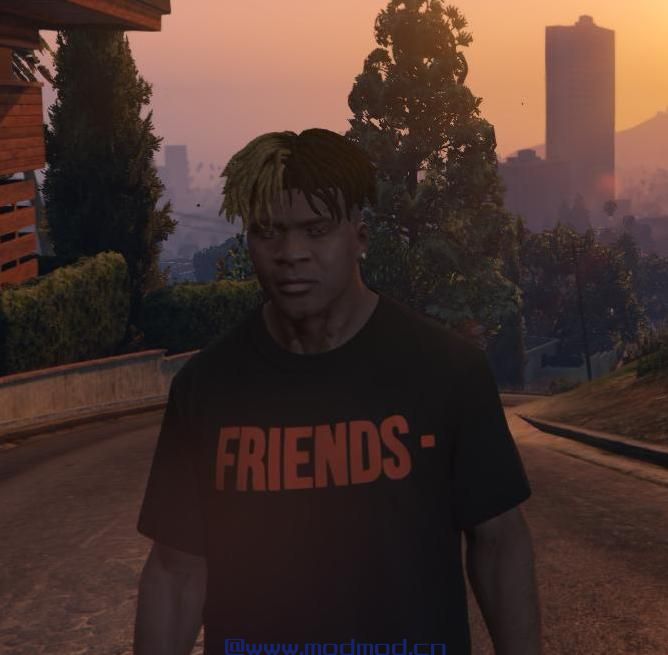 侠盗猎车手5「GTA5」Mod: VLONE FRIENDS- T恤