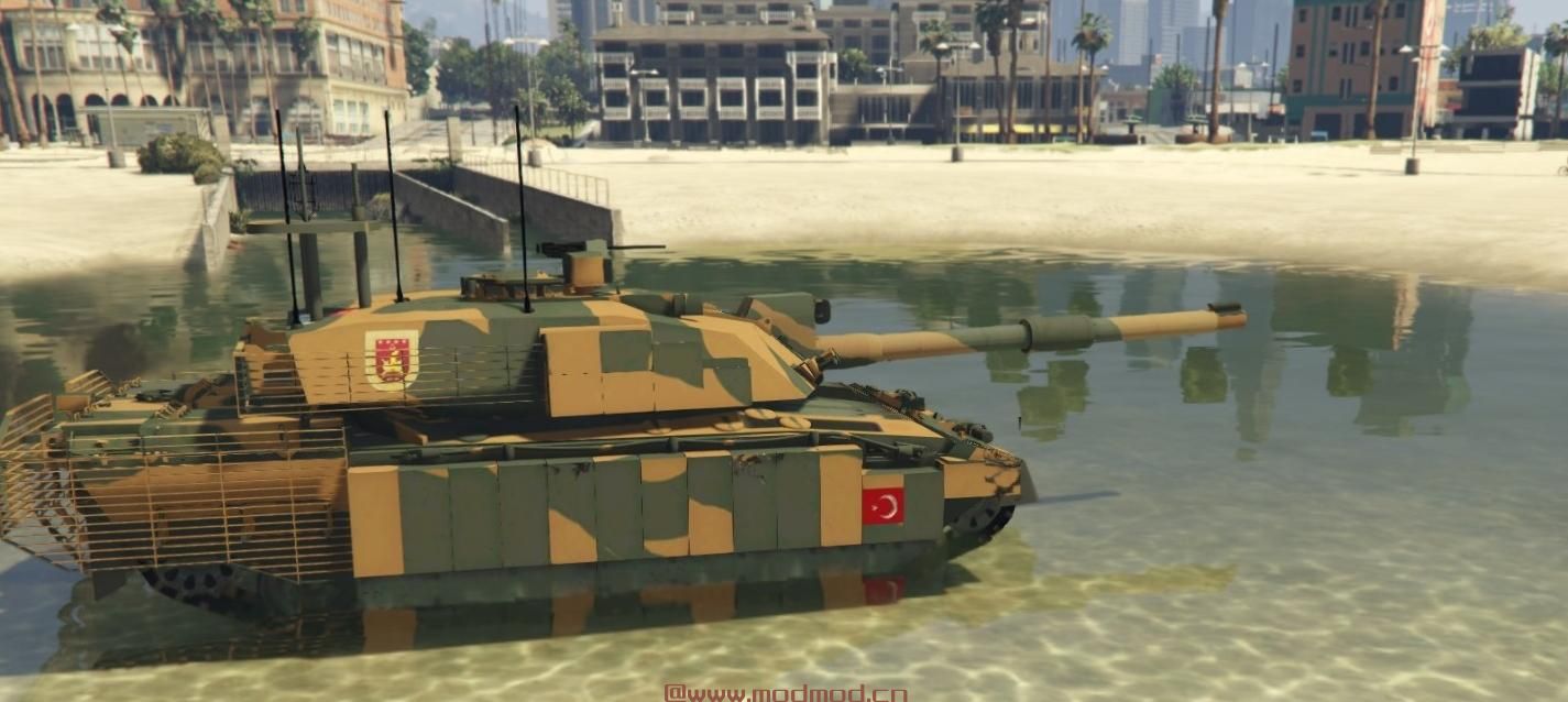 侠盗猎车手5「GTA5」Mod: TürkKaraKuvvetleri挑战者2 /土耳其陆军挑战者2