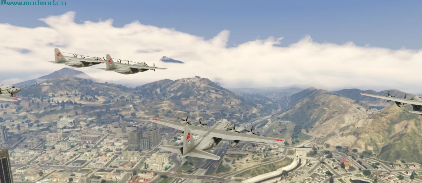 侠盗猎车手5「GTA5」Mod: 土耳其空军C-130 /土耳其空军C-130