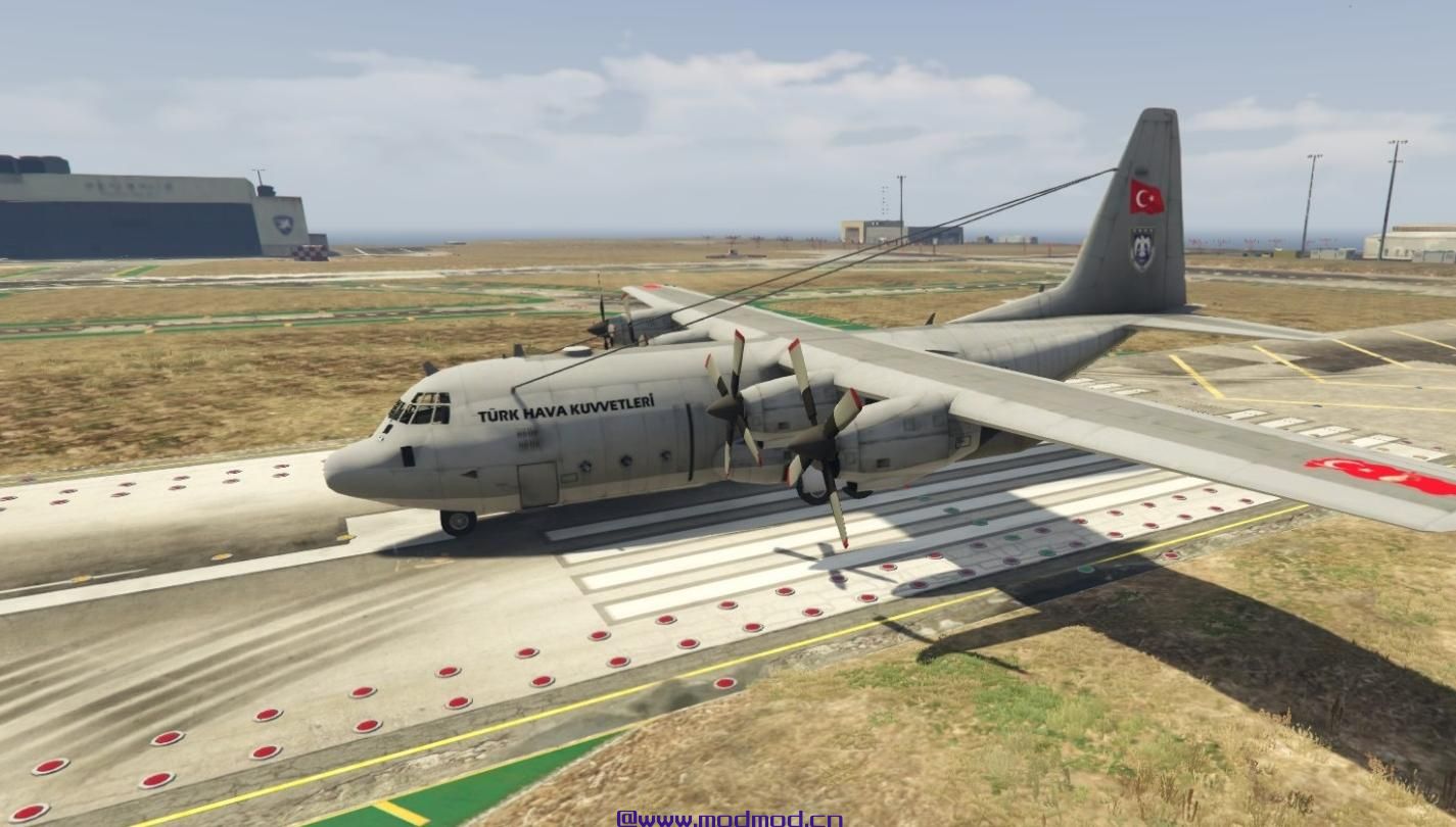 侠盗猎车手5「GTA5」Mod: 土耳其空军C-130 /土耳其空军C-130