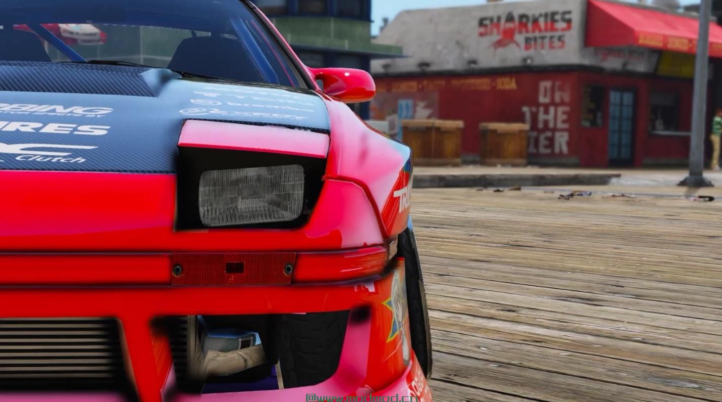 侠盗猎车手5「GTA5」Mod: 红色GTR