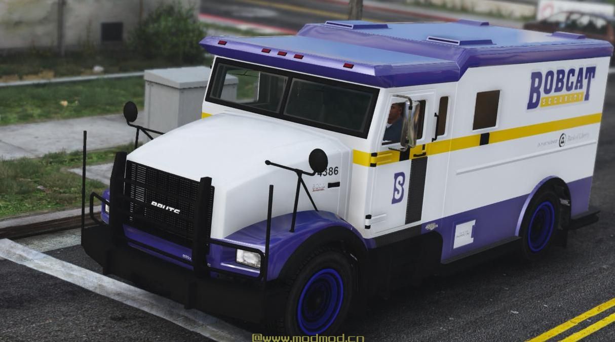 侠盗猎车手5「GTA5」Mod: Brute Stockade：Bobcat安全版[附加组件]