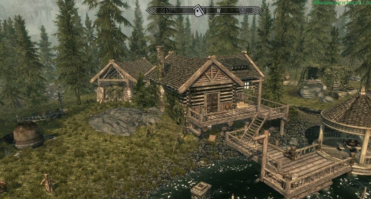 上古卷轴5：天际MOD 汉化 【哆啦酱】Dream of Moon月亮之梦v1.1&mdash;&mdash;伊琳诺塔湖边的一个有故事的梦幻小屋
