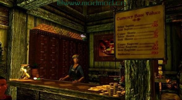上古卷轴5：天际MOD 汉化  The Golden Crossroads - Money Exchange1.0B&mdash;&mdash;商店：黄金十字路口